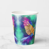 美しいカラーオウム紙カップ 紙コップ (裏面)