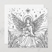 美しいカラーリングアートガーディアンエンジェル シーズンカード (正面/裏面)