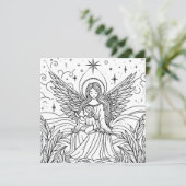 美しいカラーリングアートガーディアンエンジェル シーズンカード (スタンド正面)