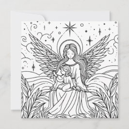 美しいカラーリングアートガーディアンエンジェル シーズンカード