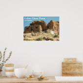 美しいカリコ幽霊の町のポスター！ ポスター (キッチン)