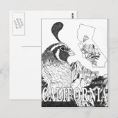 美しいカリフォルニアの挨拶 ポストカード (正面/裏面)