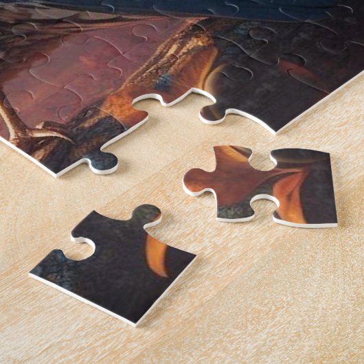 美しいカリフォルニアウズルバードワイルドライフ自然 ジグソーパズル (側面)