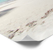 美しいカリブのビーチ ポスター (角)