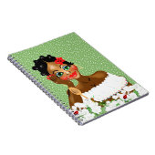 美しいカリブの調理師ナナイラストレーションギフト ノートブック (右側)