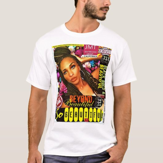 美しいカレッサ。JMTメンズベーシックTシャツ Tシャツ (正面)