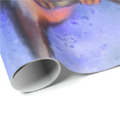 美しいカワセアニドリ – Migned Water Color Art ラッピングペーパー (ロールコーナー)