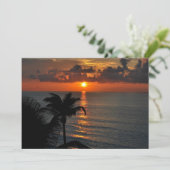 美しいカンクンサンセット カード (スタンド正面)