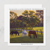 美しいカントリーウマズインパスチュレ招待状 招待状 (正面/裏面)