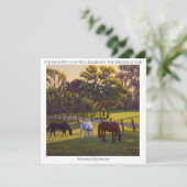 美しいカントリーウマズインパスチュレ招待状 招待状 (スタンド正面)