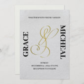 美しいカードカスタマイズを探し結婚ている  招待状 (正面/裏面)