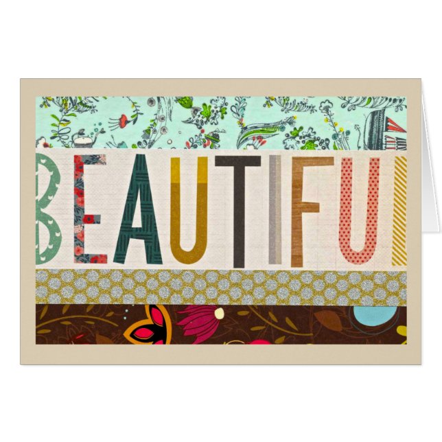 美しいカード (正面横)