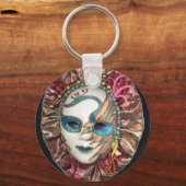 美しいカーニバルマスク キーホルダー (正面)