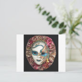美しいカーニバルマスク ポストカード (スタンド正面)