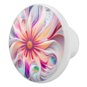 美しいカーニバル色フラクタルセラミックノブ セラミックノブ (右)