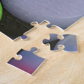 美しいガラスの大理石 – 穏やかな色リラックスズ ジグソーパズル (側面)