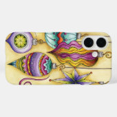 美しいガラスカラフルクリスマスオーナメント Case-Mate iPhoneケース (裏面 (横))