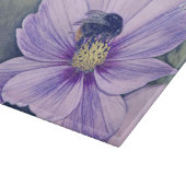 美しいガラス切り板と蜂アートデザイン カッティングボード (角)