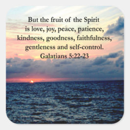 美しいガラテヤ人の精神の果実 スクエアシール