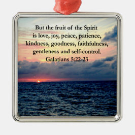 美しいガラテヤ人の精神の果実 メタルオーナメント