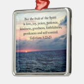 美しいガラテヤ人の精神の果実 メタルオーナメント (左)