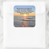 美しいガラテヤ5日の出 スクエアシール (バッグ)