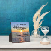 美しいガラテヤ5日の出 フォトプラーク (インサイチュ)