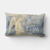 美しいガーディアンエンジェルソフトブルース、枕 ランバークッション (裏面)