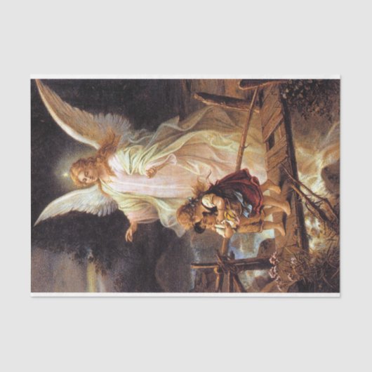 美しいガーディアンエンジェルデクページティッシュペーパー 薄葉紙 (正面)