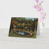 美しいガーデンサバンナGAポストカードアートグリーティング 箔グリーティングカード (蘭)