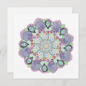 美しいガーデンドリーマンダラアート シーズンカード (正面/裏面)