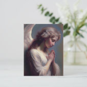 美しいガーデンフェアリーエンジェルポストカード ポストカード (スタンド正面)