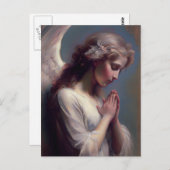 美しいガーデンフェアリーエンジェルポストカード ポストカード (正面/裏面)