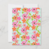 美しいガーデン 招待状 (裏面)