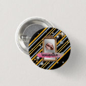 美しいガーリーギフトエレガントシックカスタム 缶バッジ (正面&裏面)