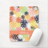 美しいガーリートレンディーフローライラストレーション マウスパッド (マウス)