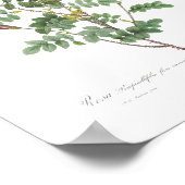 美しいガーリーヴィンテージフラワーバラ ポスター (角)