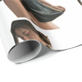 美しいガールオンビューティフルラッピング紙 ラッピングペーパー (ロールコーナー)