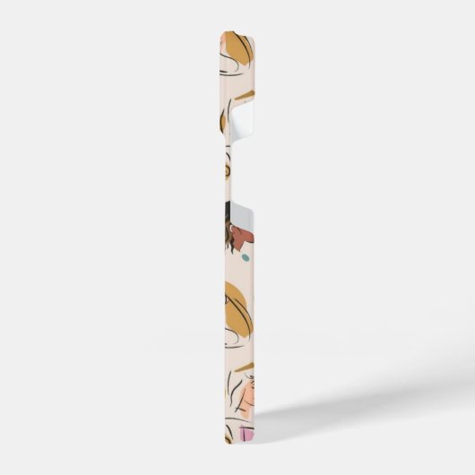 美しいガールデザイン iPhoneケース (左側面)