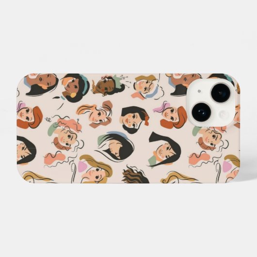 美しいガールデザイン iPhoneケース (裏面横)