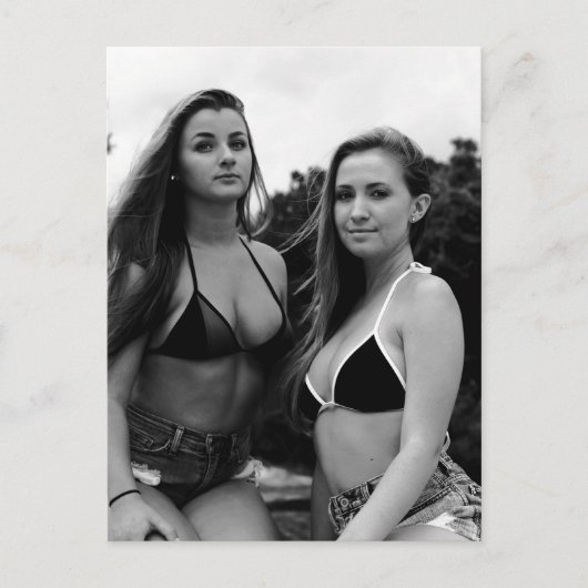 美しいガールフレンド ポストカード (正面)