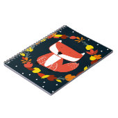 美しいキツネのカラフル ノートブック (左側)