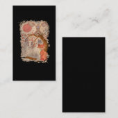 美しいキツネフクロウの木の自然愛好者 名刺 (正面/裏面)