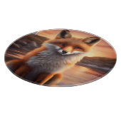 美しいキツネ カッティングボード (角)