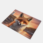 美しいキツネ ドアマット (アングル)