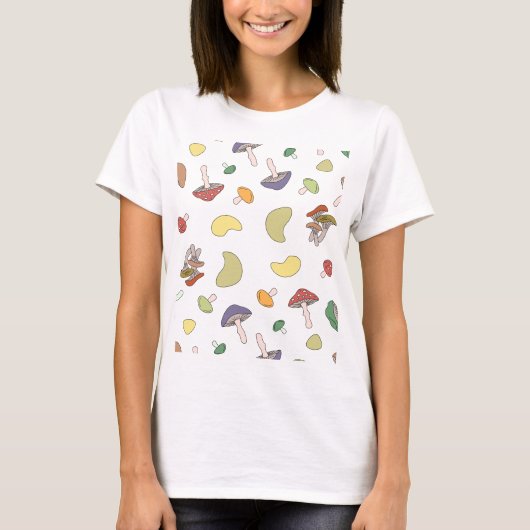 美しいキノコ Tシャツ (正面)