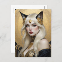 美しいキャットガール、ポストクロッシング