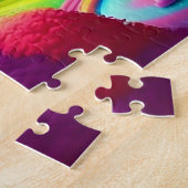 美しいキャンディランドの風景 ジグソーパズル (側面)