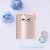 美しいキラキラのメイクアップスタイリスト眉毛 チラシ (シングル)