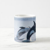 美しいキラークジラ コーヒーマグカップ (中央)